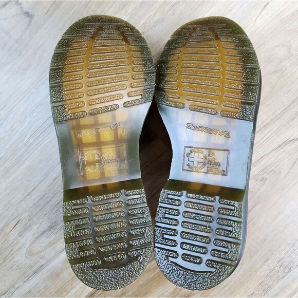 🩵NIB Dr. Martens Parchment Beige Virginia Leather 1461 Oxfords Size 10 - Picture 9 of 16